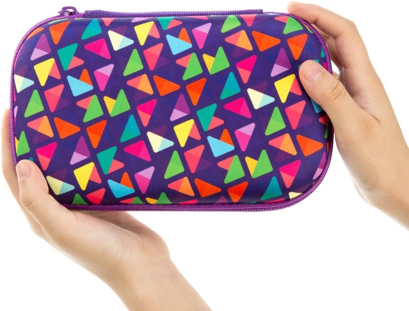 Zipit Purple Pencil Box for Girls | Pencil Case for School | Organizer Pencil Bag | Large Capacity Pencil Pouch - Image 5
